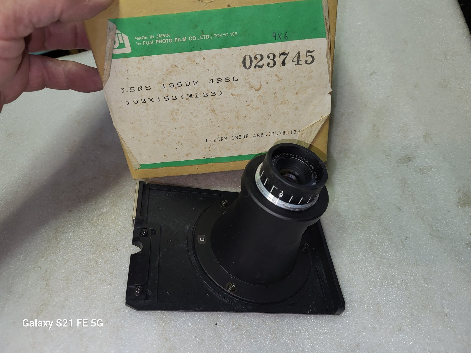 Fuji 135DF 4RBL Camera Lens with Original Box