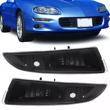 Black Turn Signal Lights Bumper Lamps Fits For Chevy Camaro 1993-2002 Parking
