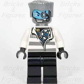 LEGO Ninjago Zane Prison Outfit Minifigure Ninja Nindroid Skybound 70591 njo0233