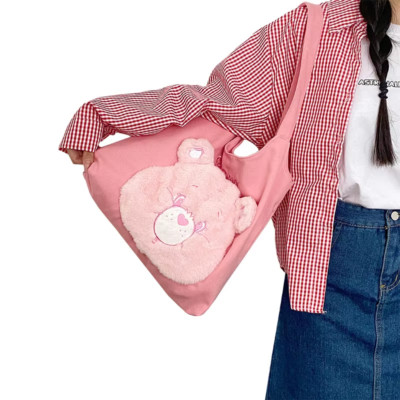 Original Carebears süßer Plüschbär Avatar Canvas große Kapazität Schultertasche Coup