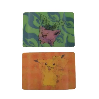 Pokemon Kellogg's 2001 Holo Karten   Hoppip & Pikachu (Nintendo)