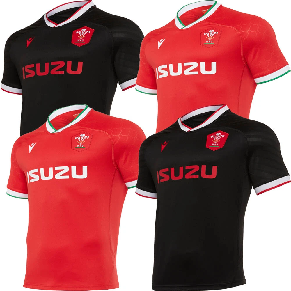 Isuzu Mens Welsh Rugby Union 2020 21 Home Replica Rugby Union