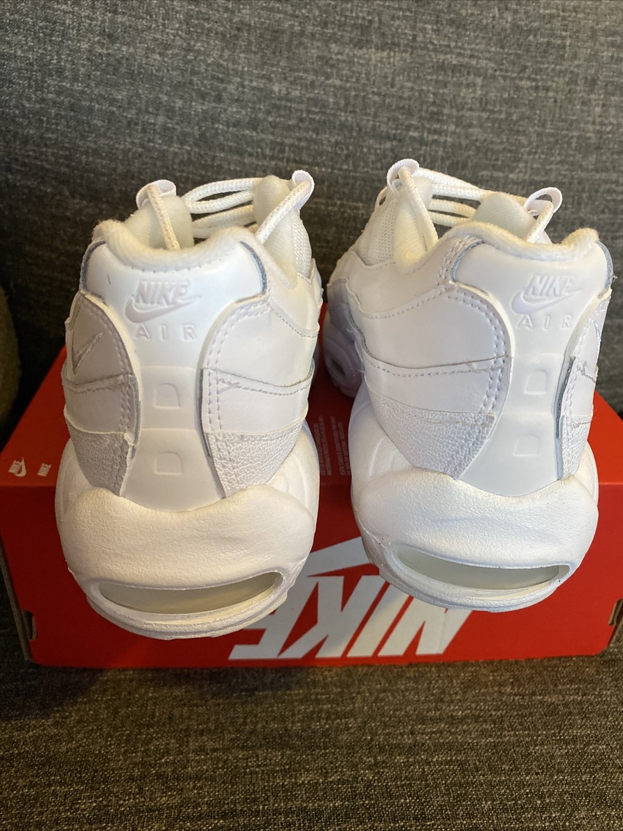 Nike Air Max 95 Recraft GS CJ3906 100 Triple White Shoes
