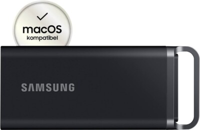Samsung T5 EVO 4TB USB-C Tragbare Externe SSD - Schwarz (MU-PH4T0S/EU)