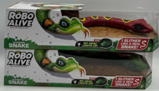 2PC Zuru Robo Alive Slithering Snake SET RED GREEN FAST SHIPPING READ
