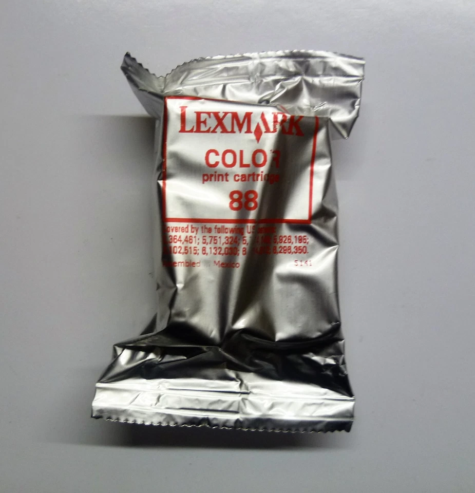 Original Lexmark 88 couleur X5100 X5130 X5150 X5190 X6100 X6150 X6170 Z55 Z65... - Photo 1/1