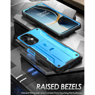 Case For OnePlus Nord N30 5G w/Kickstand Shockproof Dual Layer Phone Cover Blue