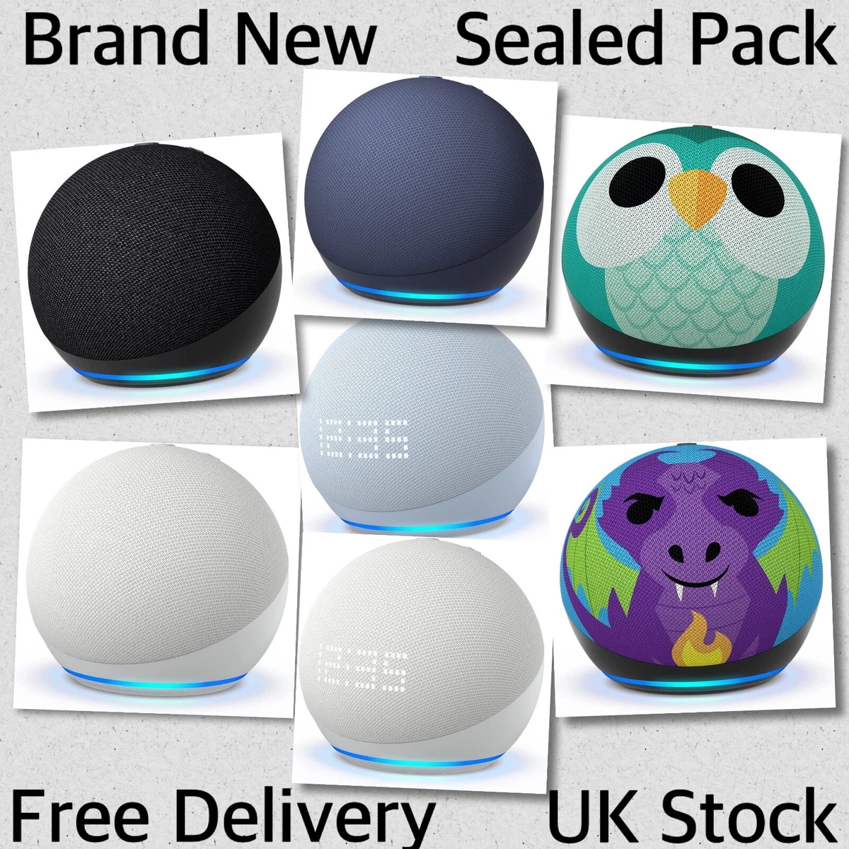 All-new Echo Dot 5th generation, 2022 release, smart speaker with Alex ,UK  Stock