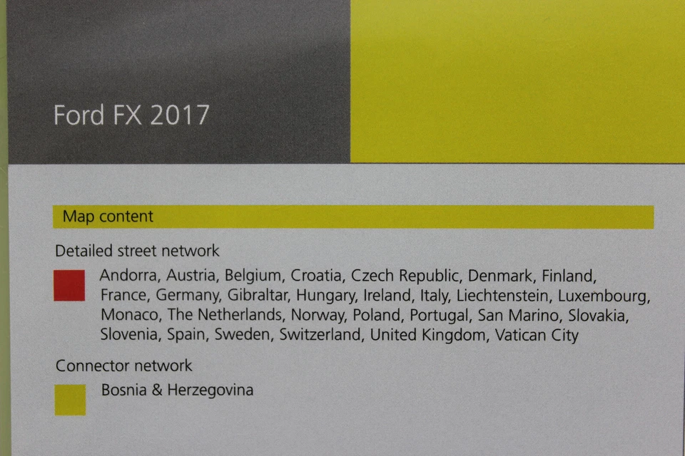 SD KARTE NAVIGATION FORD EUROPA FX 2017 FOCUS KUGA GALAXY MONDEO C-MAX S-MAX TOP - Bild 4 von 4