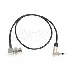 Timecode Cable Tentacle Sync 1/8" 3.5mm Mini Jack to BNC Sony Canon Amira Camera