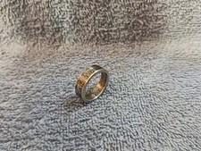 Oklahoma 90 Silver Handcrafted Washington Quarters coin ring, size 7- 1/2 2008