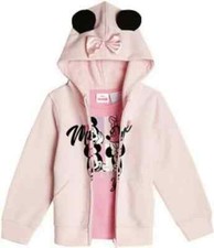 Disney Junior Minnie Mouse Hooded Sweatshirt T Shirt 2 Piece Set Girls Size 7