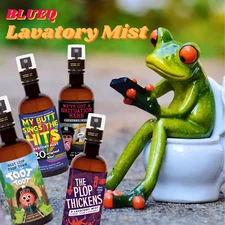 BlueQ Lavatory Mist in Hilarious Wordings | Bathroom Toilet Spray Air Fresheners