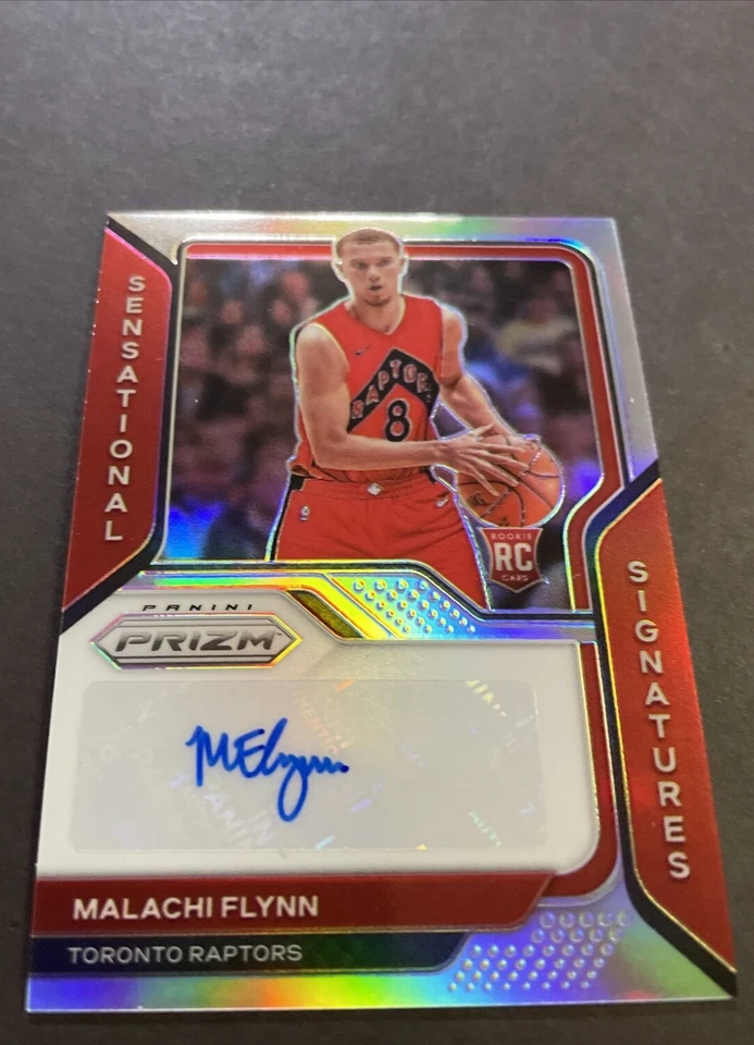 Malachi Flynn 2020-21 Panini Prizm Sensational Signatures - Silver Prizm Auto RC - Image 2 of 4
