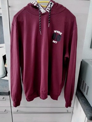 *Uncle Sam* Damen Kapuzen-Shirt, Sweatshirt, Gr. XL Bordeaux  
