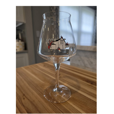 Troon Brewing Burning White Barn Teku Glass