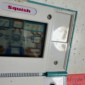1986 Nintendo Game & Watch Squish MG-61 Blue Multi Screen Handheld Game Console