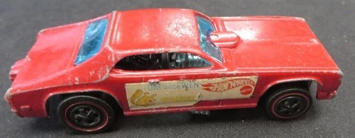 Hot Wheels Redline Tom McEwen Plymouth Mongoose Car Mattel Hong Kong 1969