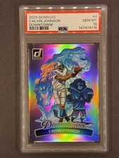 2025 Panini Donruss - Downtown! Calvin Johnson #4 PSA 10