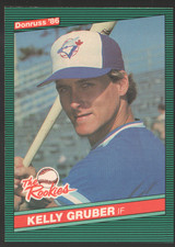 1986 Donruss The Rookies  #16 - Kelly Gruber - Toronto Blue Jays  86-133