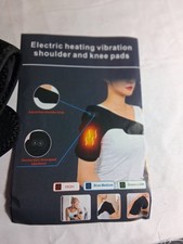 Electric Knee Massager Shoulder Brace with 5 Vibration Modes, 5 Heating Levels