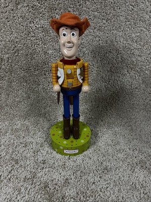 Toy Story Wooden Nutcracker Woody Disney Decoration Holiday 12  (READ)