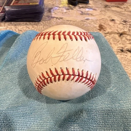 Bob Feller Autographed Original MLB Baseball Signed Ball