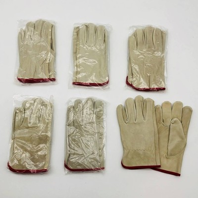 PIP 68-162 Drivers Gloves Sz Small Leather Top Grain 9711 Keystone Thumb 6 Pairs