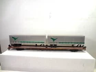HO SCALE PFF PACIFIC FUIT EXPRESS 86' FLAT CAR #513131 w/2 TRAILERS Bin G2