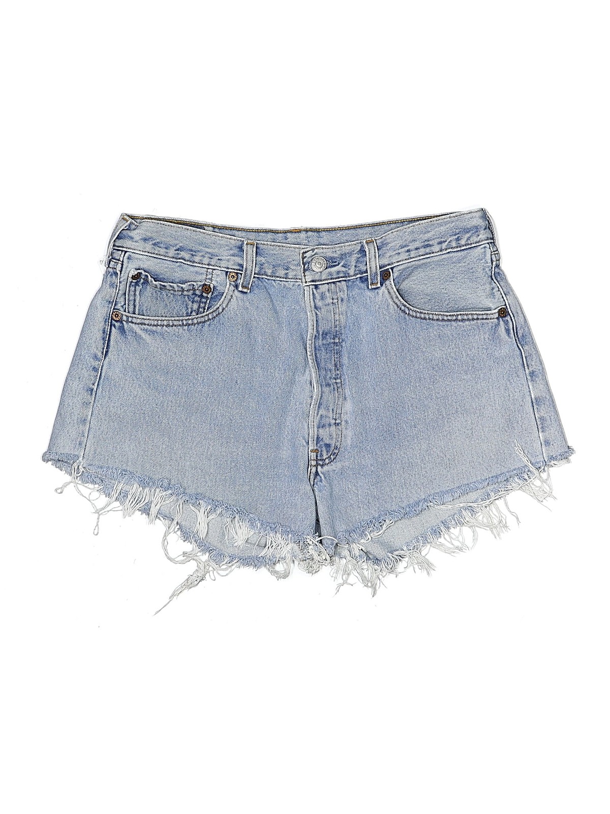 Levi's Women Blue Denim Shorts 24W