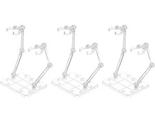 3 Double Action Figure Display Holder Base 6-8  Doll Model Support Stand 3.7 2.9