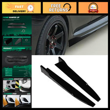 SCITOO Glossy Black ABS Universal Side Skirt Rocker Splitters Winglet Canard Dif