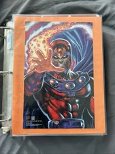Huge 90s Vintage Marvel Trading Card Binder-  Holos