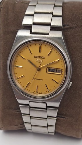 Men’s Seiko 5 Automatic Vintage 7009-3130 DAY/DATE - Video 1 of 1