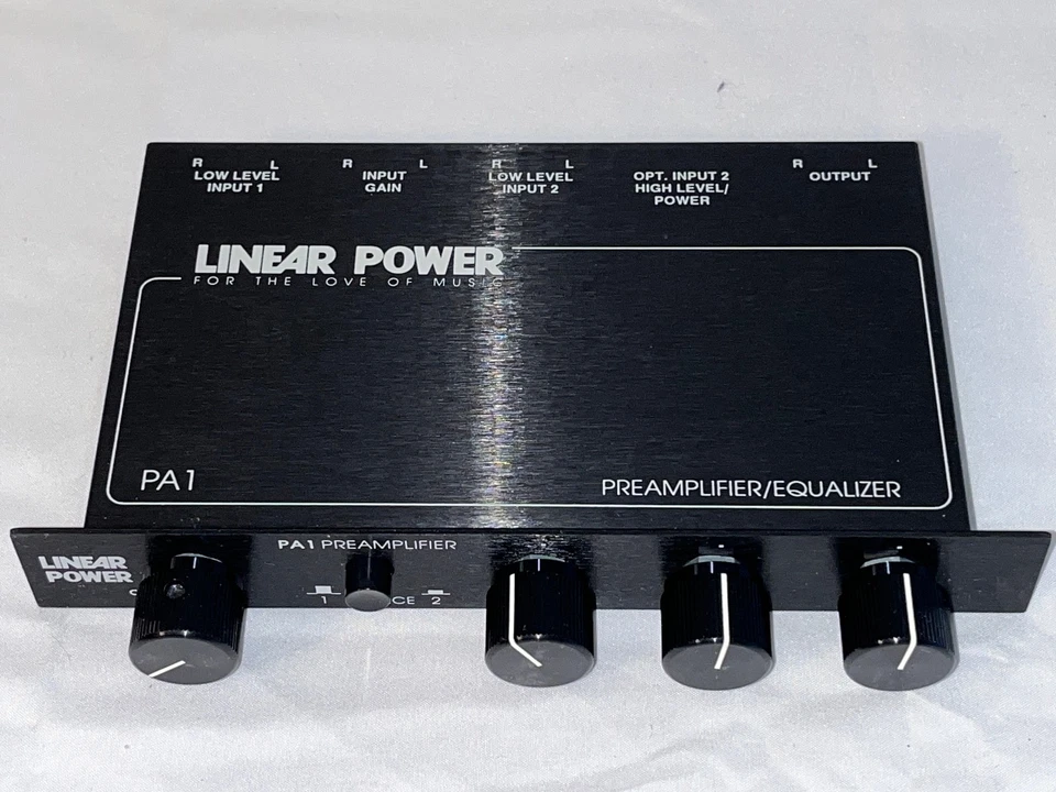 NUEVO EN CAJA - ECUALIZADOR DE PREAMPLIFICADOR PA-1 DE POTENCIA LINEAL EXTREMADAMENTE RARO PA1 - PIEZA DE COLECCIONISTA Foto 2 de 4