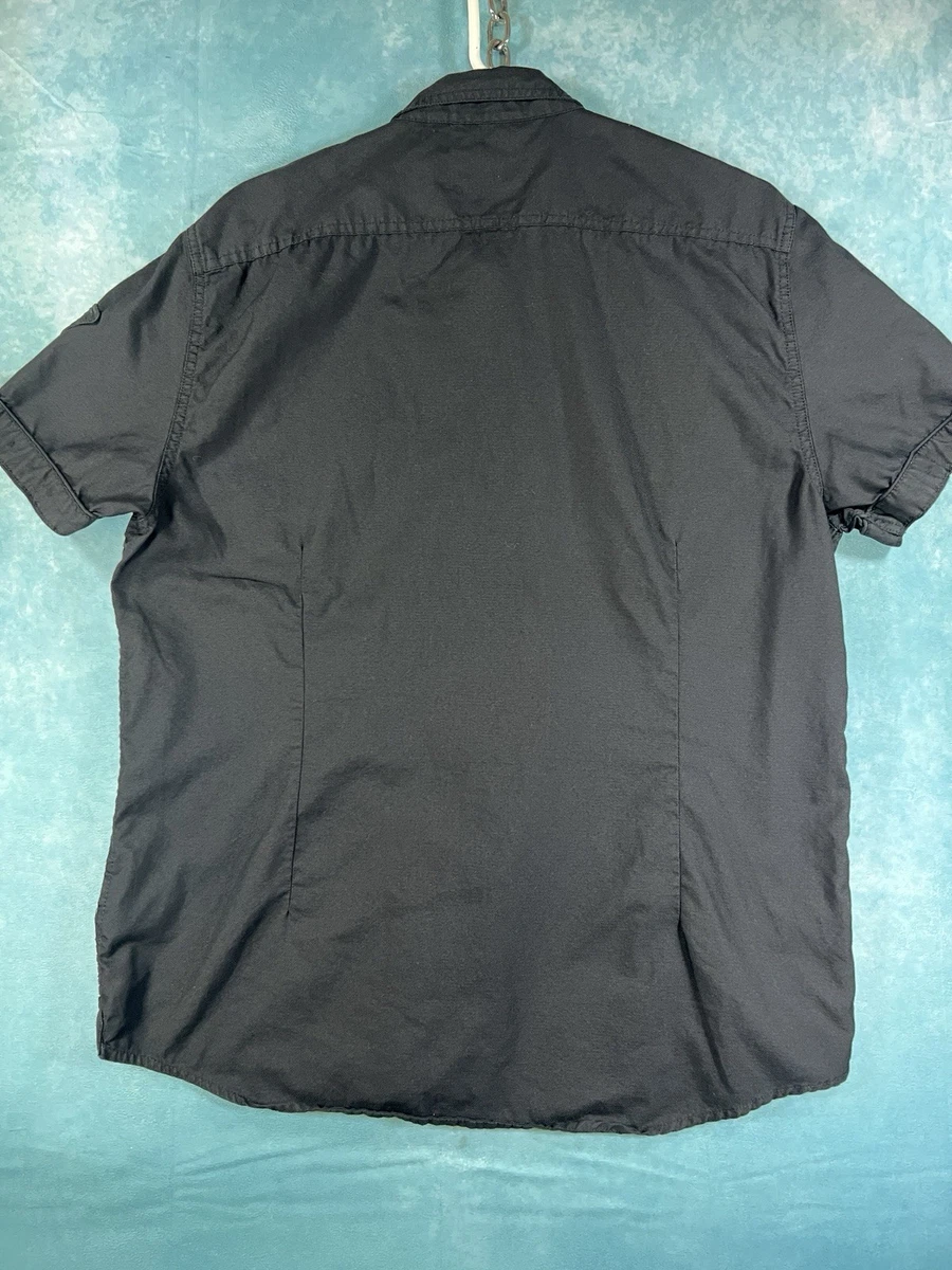Y2K DE COLECCIÓN ADIVINA Negro Sólido DE COLECCIÓN Para Hombre XL