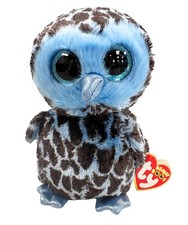 Ty Beanie Boos - Yago the Owl, Glitter Eyes, MWMT Stuffed Animal Toy