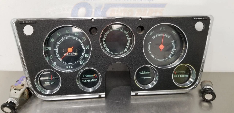 Chevy C20 1969 velocímetro personalizado cuadro de instrumentos 454 automático 6290458 Foto 2 de 4
