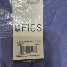 Figs W CASMA THREE POCKET SCRUB TOP XL 1000213 PO 5001 Purple A45001.-24