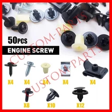 50pcs For Toyota Lexus Fender Liner Grommet Clips Fastener Retainer Bumper US