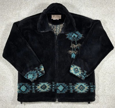 Vintage Bear Ridge Outfitters Women Dream Catcher Fleece Jacket Small USA