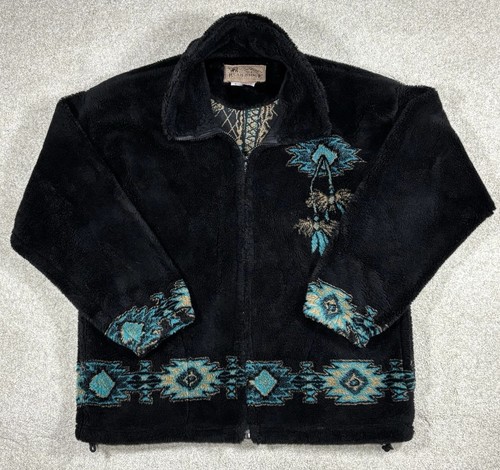 Vintage Bear Ridge Outfitters Women Dream Catcher Fleece Jacket Small USA
