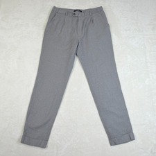 Pantalone Joop Uomo 30x28 Grigio Chiaro Lana Extra Fine Super 120s