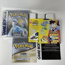 Pok mon Silver Version Game Boy Color Original Box Art- Manual- Insert Only