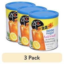 Sugar Free Half Half Iced Tea Lemonade Drink Mix Powder 13.9 oz Canister 3