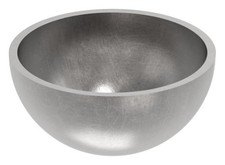 Halbhohlkugel - Halbkugel Stahlkugel Zierelement &Oslash; 48 mm glatt Stahl S235JR, roh