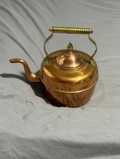 Lovely Vintage Decorative Copper Tea Kettle English Retro Brass Handle & finial