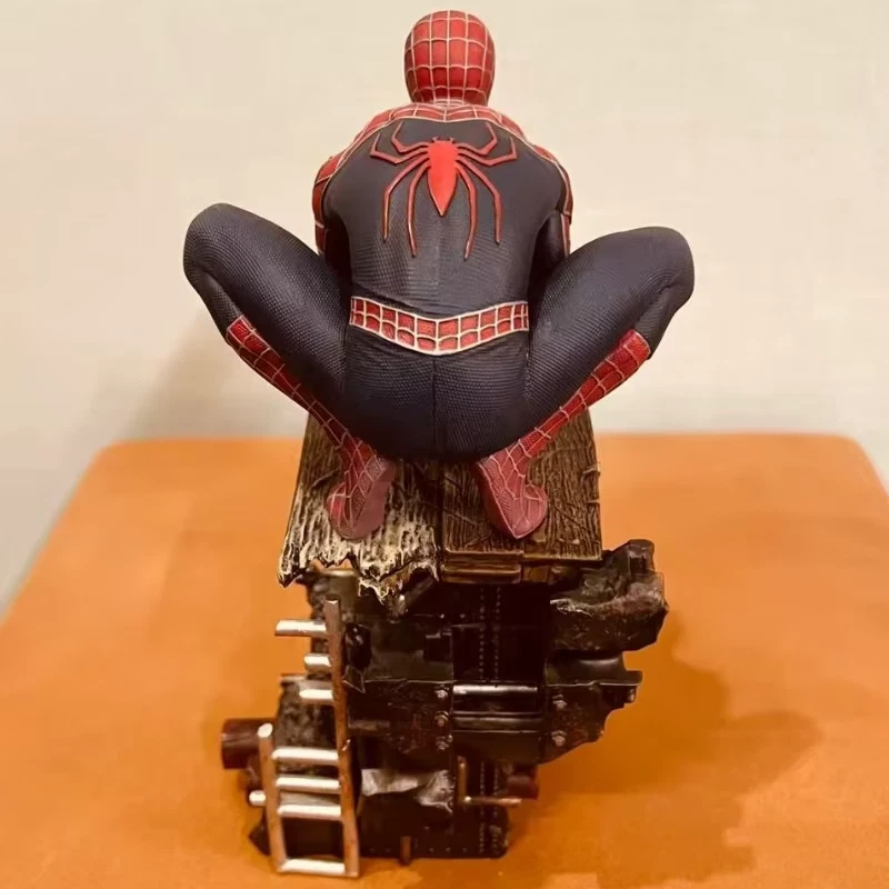 Spider-Man 17 cm Action Figure Statue 1/12 Scale Marvel Collectible Model Statue - Image 3 of 4