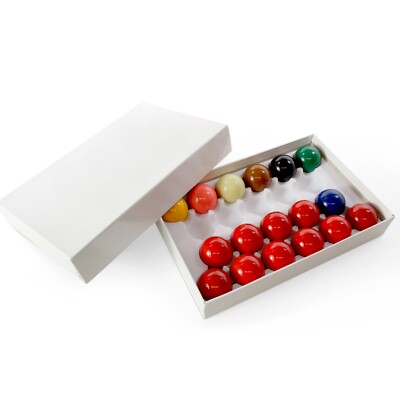 Funky Chalk 2'' Zoll 17 Ball Snooker Ball Set - Spielen Sie Snooker auf Ihrem Billardtisch
