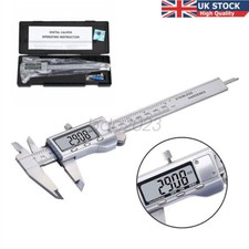 METAL 6 INCH DIGITAL ELECTRONIC VERNIER CALIPER 150MM STAINLESS STEEL MICROMETER